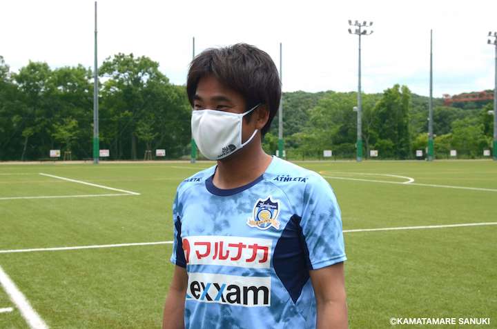 カマタマーレ讃岐が香川県に笑顔を 地元企業とのコラボマスクが広げる感謝の輪 Sports For Social